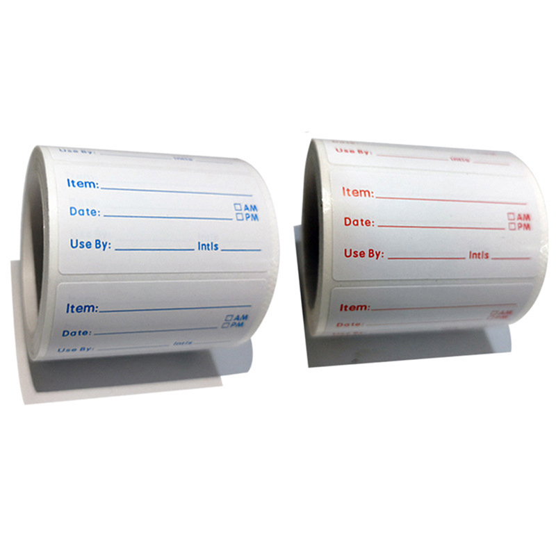 Food Storage Labels - 500pcs/roll Kitchen Sticker Refrigerator Freezer Food