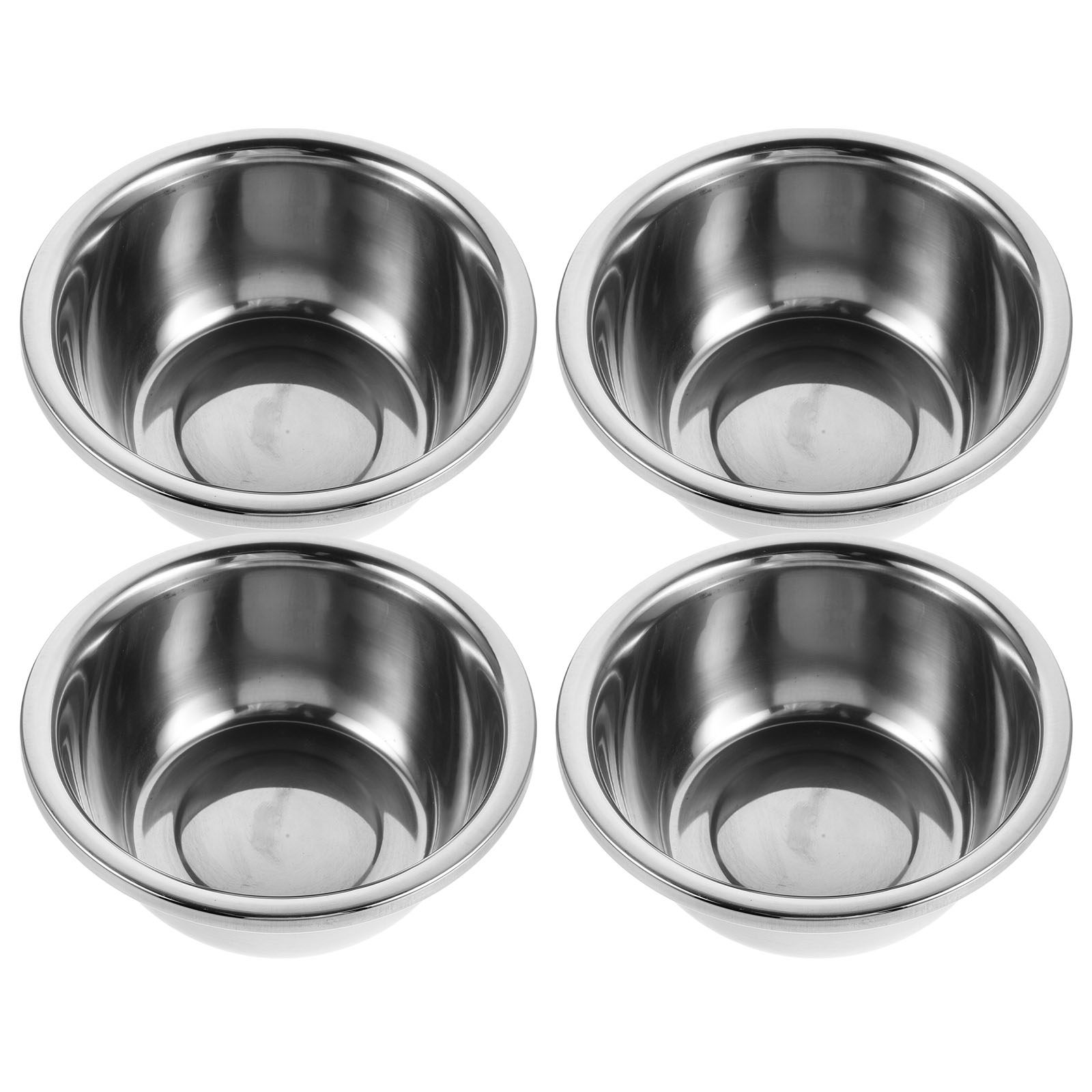 Food Storage Meals - 4Pcs Heavy-Duty Stainless Steel Mixing Bowls