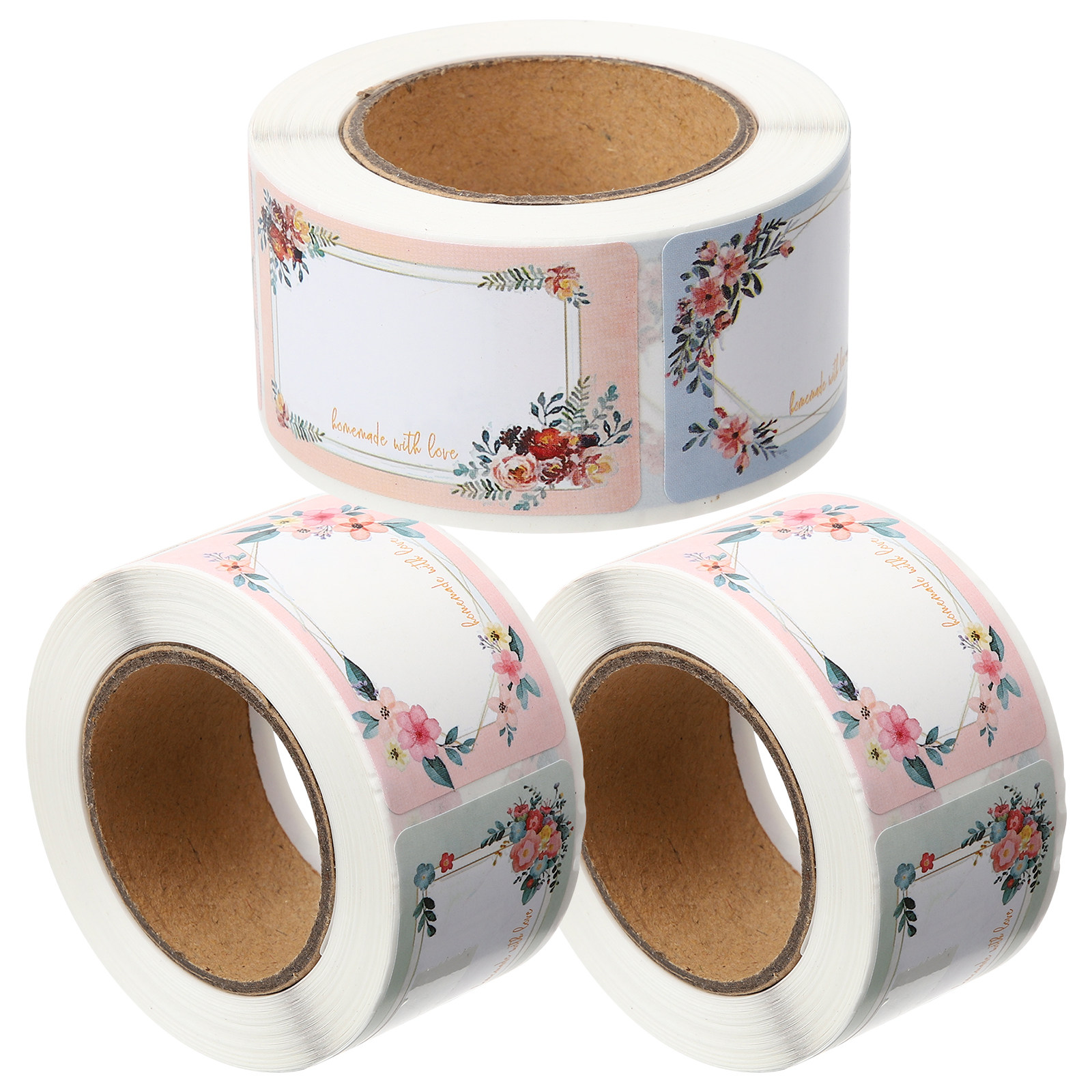 3 Rolls Blank Name Sticker Lab - Food Storage Labels recension och pris