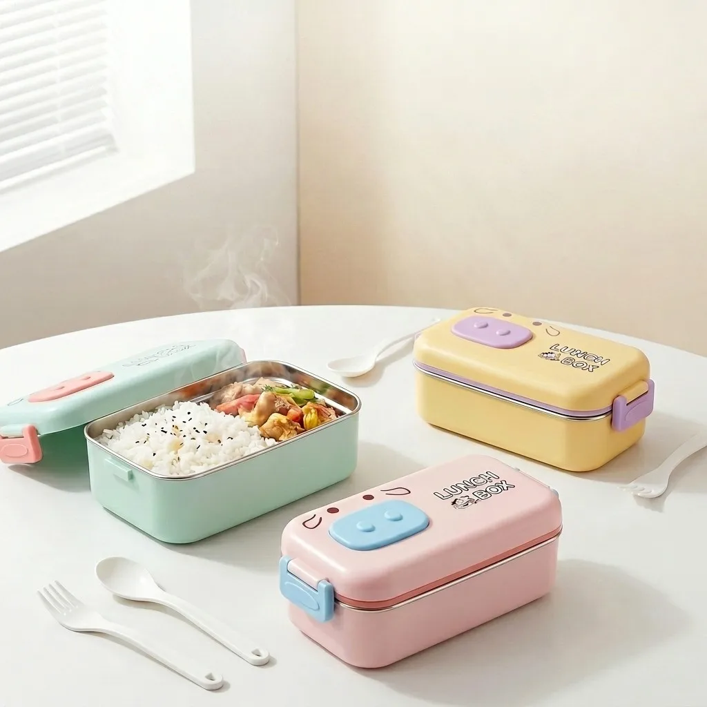 304 Stainless Steel Bento Box  - Food Storage Oven Safe recension och pris