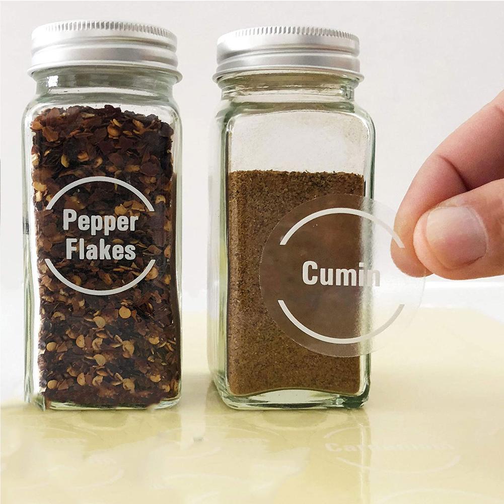 144 Pcs/set Transparent Spice  - Food Storage Labels recension och pris