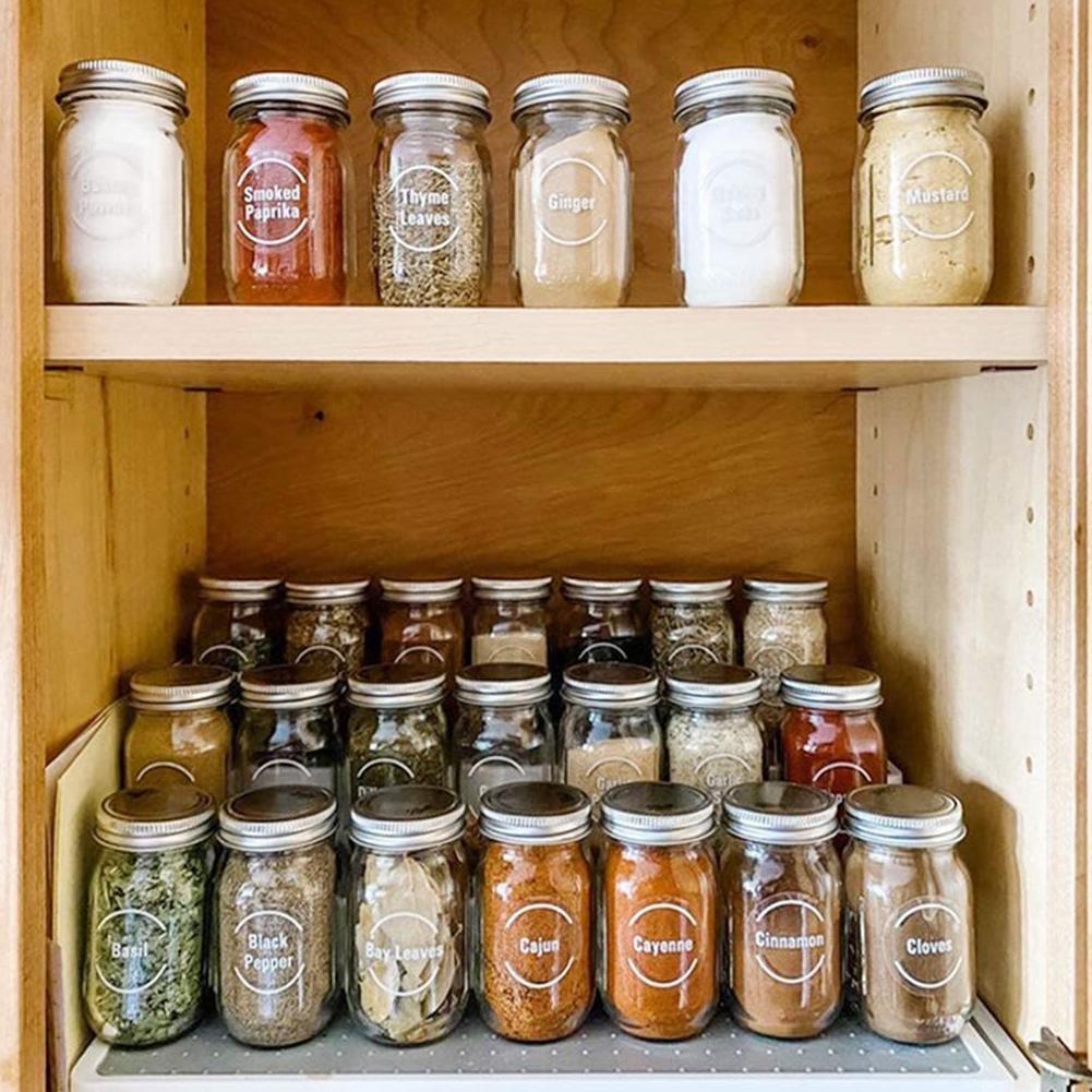 144 Pcs/set Transparent Spice  - Food Storage Labels recension och pris