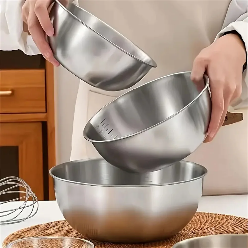 2026 Stainless Steel Mixing Bo - Food Storage Meals recension och pris