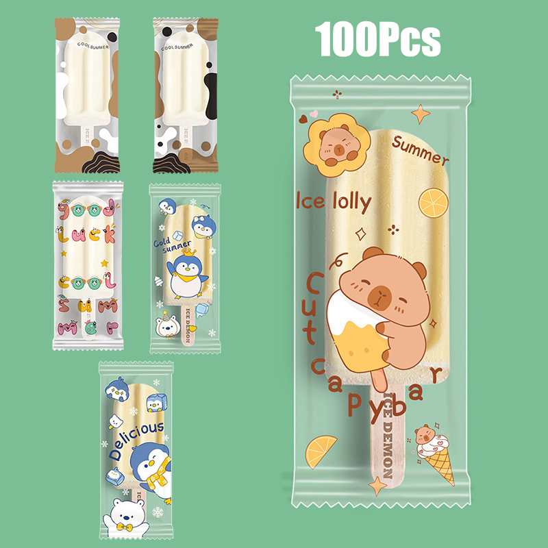 ~100Pcs Cute Cartoon Food Grad - Food Storage Bag recension och pris