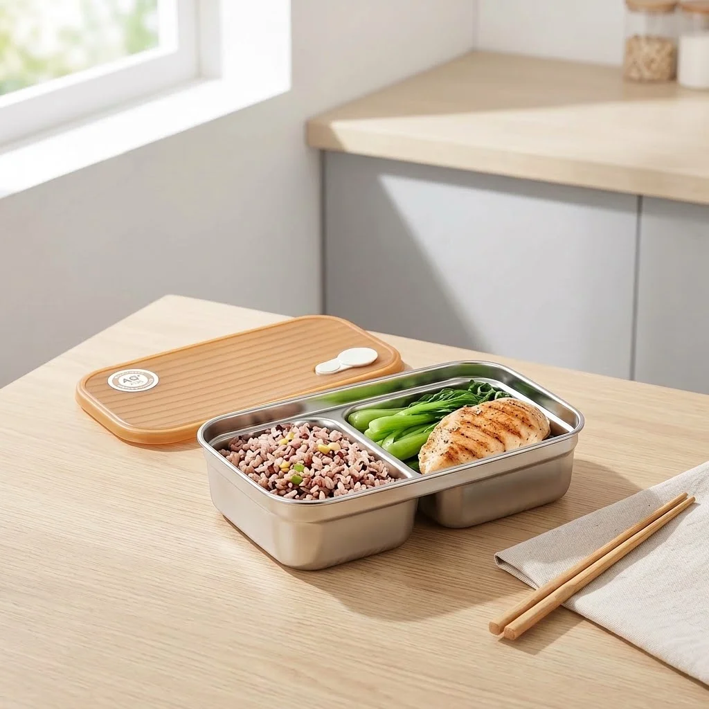 304 Stainless Steel Bento Box  - Food Storage Oven Safe recension och pris